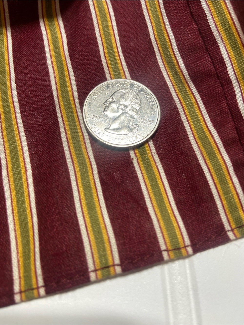 Britches n Things Vintage 70s Prairie Skirt Size 9 Burgundy Floral NWT Deadstock - Picture 12 of 12